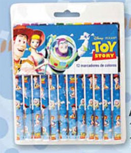 12 Marcadores De Colores Toy Story Escolar Multiscope 4476