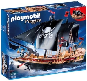 Barco Pirata De Combate Playmobil Piratas Intek 6678