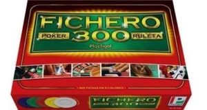 Fichero De Poker 300 Fichas Encastrables Plastigal 1106
