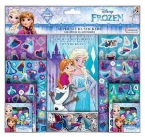 Super Set 500 Stickers Album Princesa Frozen Tapimovil 7873