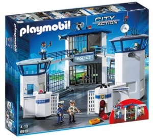 Comisaría De Policía Con Prisión Playmobil Intek 6919