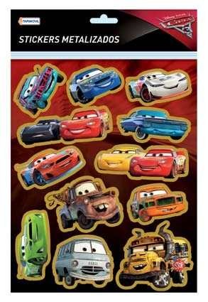 Set Stickers Bordes Metalizados Cars 3 Disney Tapimovil 7829