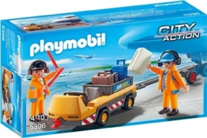 Vehículo Para Maletas Playmobil Aeropuerto Intek 5396