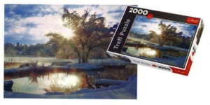 Puzzle X 2000 Atardecer Lago Trefl Toyco No Clementoni 6100