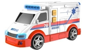 Ambulancia C Luz Y Sonido Teamsterz Hti Wabro 4085