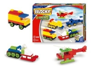 Blocky Vehiculo 3 200 Piezas Bloques Dimare 0602
