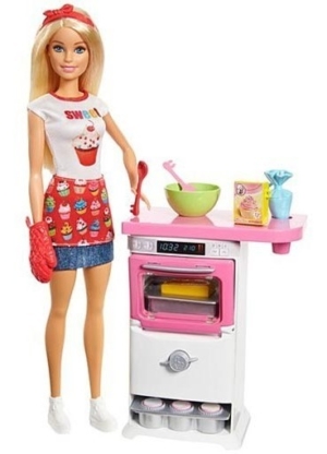 Barbie Chef De Pastelitos Set De Juego Mattel Hp57