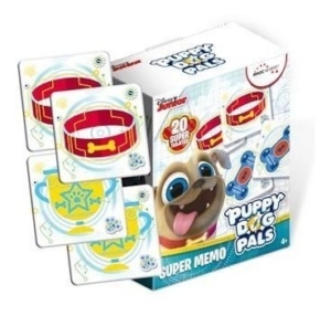 Super Memo Juego Memoria 20 Tarjetas Puppy Dog Pals P211 Mm