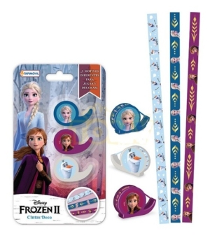Set De Sellos-cintas Deco Frozen Ii Princ Frozen Tapim 7836