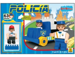 Creablocks Policia Juego Didactico Implas 0173