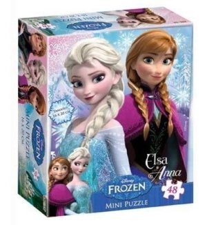Mini Puzzle 48 Piezas En Caja Frozen Disney Kreker 3280