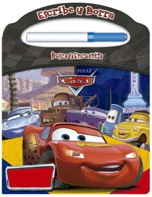 Disney Cars Escribe Y Borra Libro Dial Book 3923