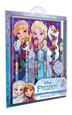 Gel Pen Frozen Princesa Tapimovil 7850