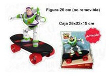 Skate Buzz Light Year Toy Story Con Figura 26cm Arbrex 7133