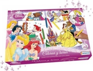 Colorear Y Borrar Princesas Disney Tapimovil 0726