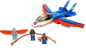 Captain America Jet Pursuit Super Heroes Lego 6076