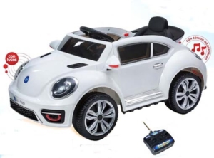 Auto S New Beetle Control Luz Musica Mp3 A Bateria Jem S888