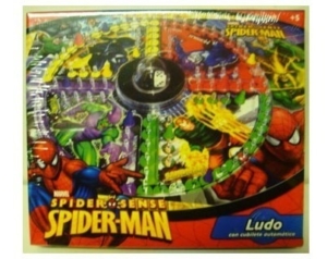 Ludo Con Cubilete Automatico Spiderman Tapimovil 3201