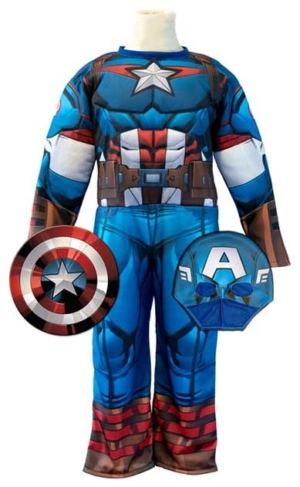 Disfraz Cap America C Musculo T1 Marvel New Toys 3210