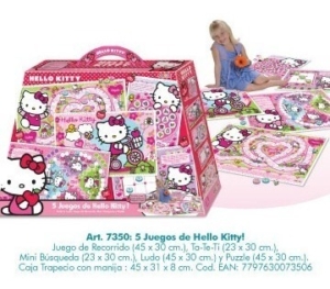 Hello Kitty 5 Super Juegos Kreker 7350