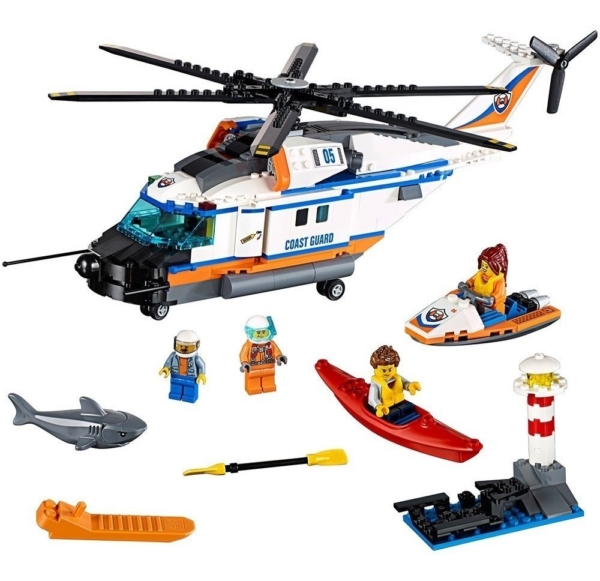 Heavy-duty Rescue Helicopter Lego City Lego 0166