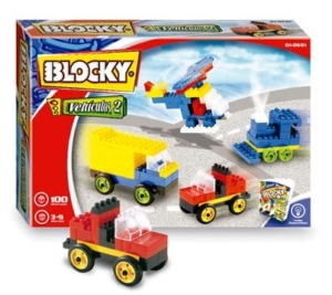 Blocky Vehiculo 2 100 Piezas Bloques Dimare 0601
