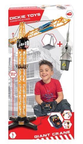 Giant Crane Grúa Control Remoto Dickie Toys Tapimovil 2411
