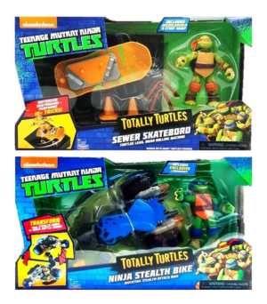 Set Tortugas Ninja Vehiculo Figura Tapimovil 2480