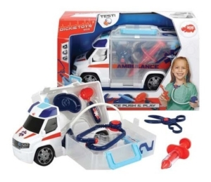 Vehículo Playset Auto Luz Sonido Dickie Toys Tapimovil 6000