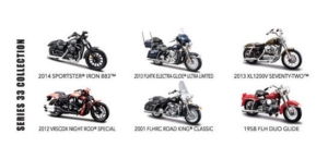 1:18 Harley Davidson Motos Serie 33 Maisto Escala 60ag Isud