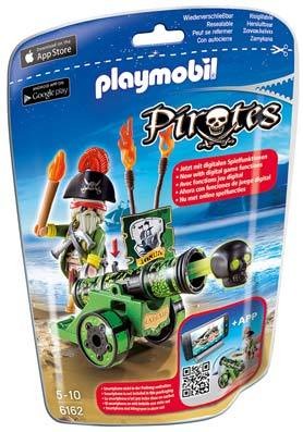 Cañon Verde Interactivo Pirata Playmobil Piratas Intek 6162
