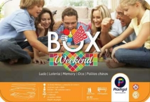 Weekend Ludo Oca Loteria Memory P Chinos  Box Plastigal 0802