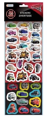 Set 100 Stickers Cars 3 Disney Tapimovil 7828 15 Un