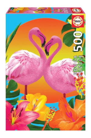 500 Flamingos Puzzles 500 Piezas Educa 7737