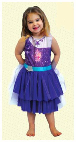 Disfraz Barbie Pop Star Violeta T 1 New Toys 9038
