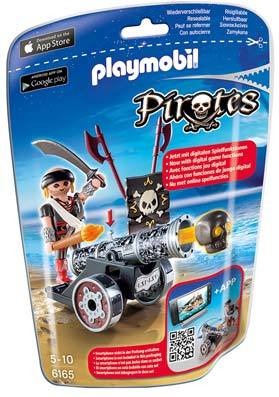 Cañon Negro Interactivo Pirata Playmobil Piratas Intek 6165