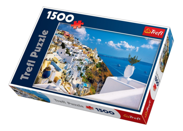 Puzzle 1500 Santorini Grecia 6119 Trefl Toyco No Clementoni