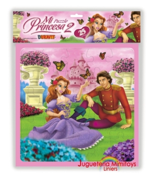 Puzzle Mi Princesa 2 X 25 Piezas Duravit 042