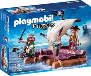 Balsa Con Piratas Playmobil Piratas Intek 6682
