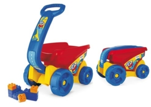 Pull Car Carrito Con Bloques Homeplay Lionels 2091