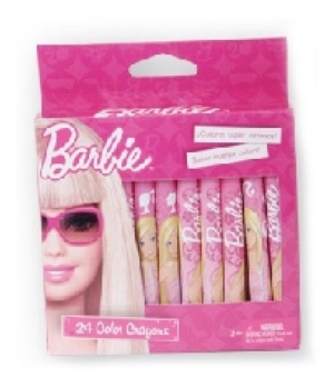 24 Crayones Barbie Escolar Multiscope 0693