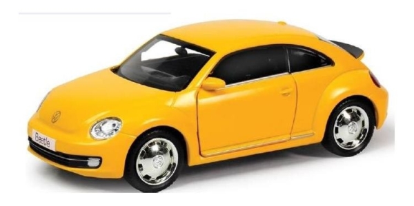 Volksw New Beetle Amar Uni Fortune Megatoys Escala 1:32 023m