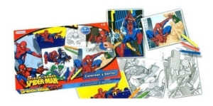 Colorear Y Borrar Spiderman Tapimovil 3206