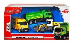 Set Excavador 3 Camiones 18cm Dickie Toys Tapimovil 5002