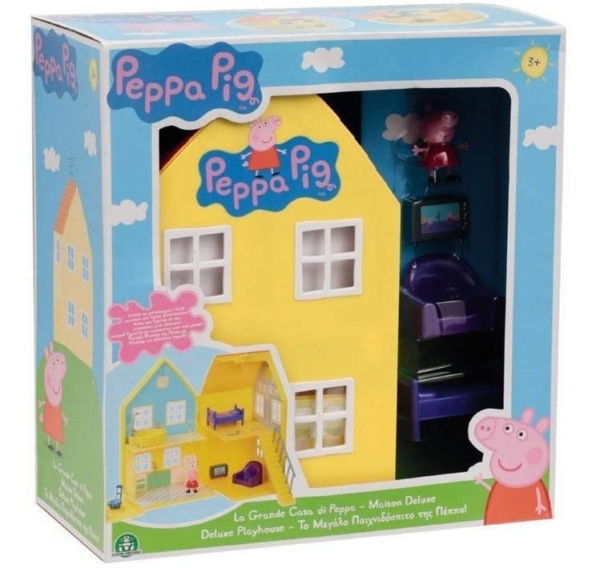 Peppa Pig Casa Deluxe Playset Nueva Caffaro 6865