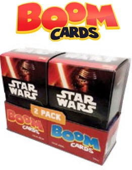 Boom Cards X 2 Star Wars Ep 7 W141 Mm