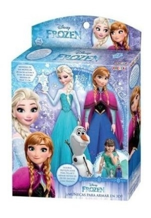 Muñecas Para Armar Frozen Disney Kreker 3298