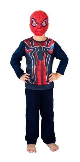 Kit Spiderman Remera + Mascara C Luz Kits New Toys 2710