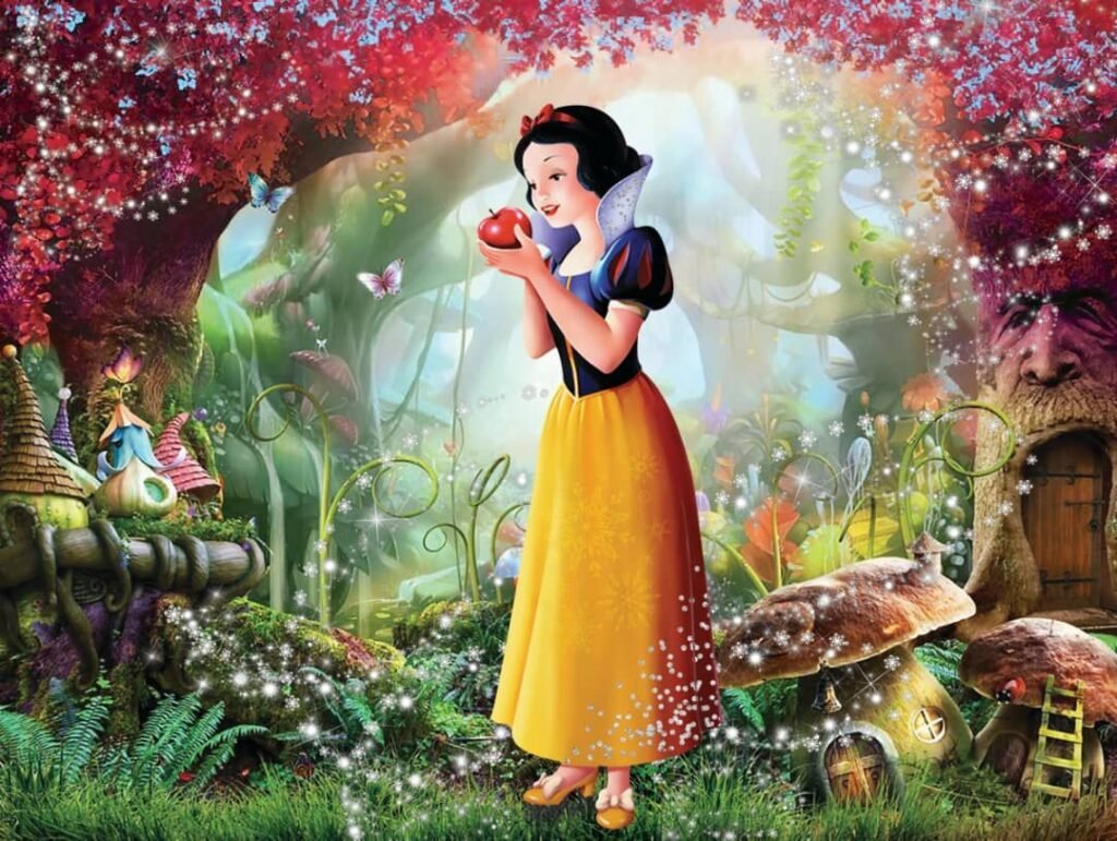 Dónde encontrar un cuento corto de Blancanieves con inicio, desarrollo y final