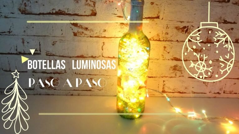 Cómo usar corcho led para decorar botellas y crear ambiente 9 botellas decoradas con luces de corcho
